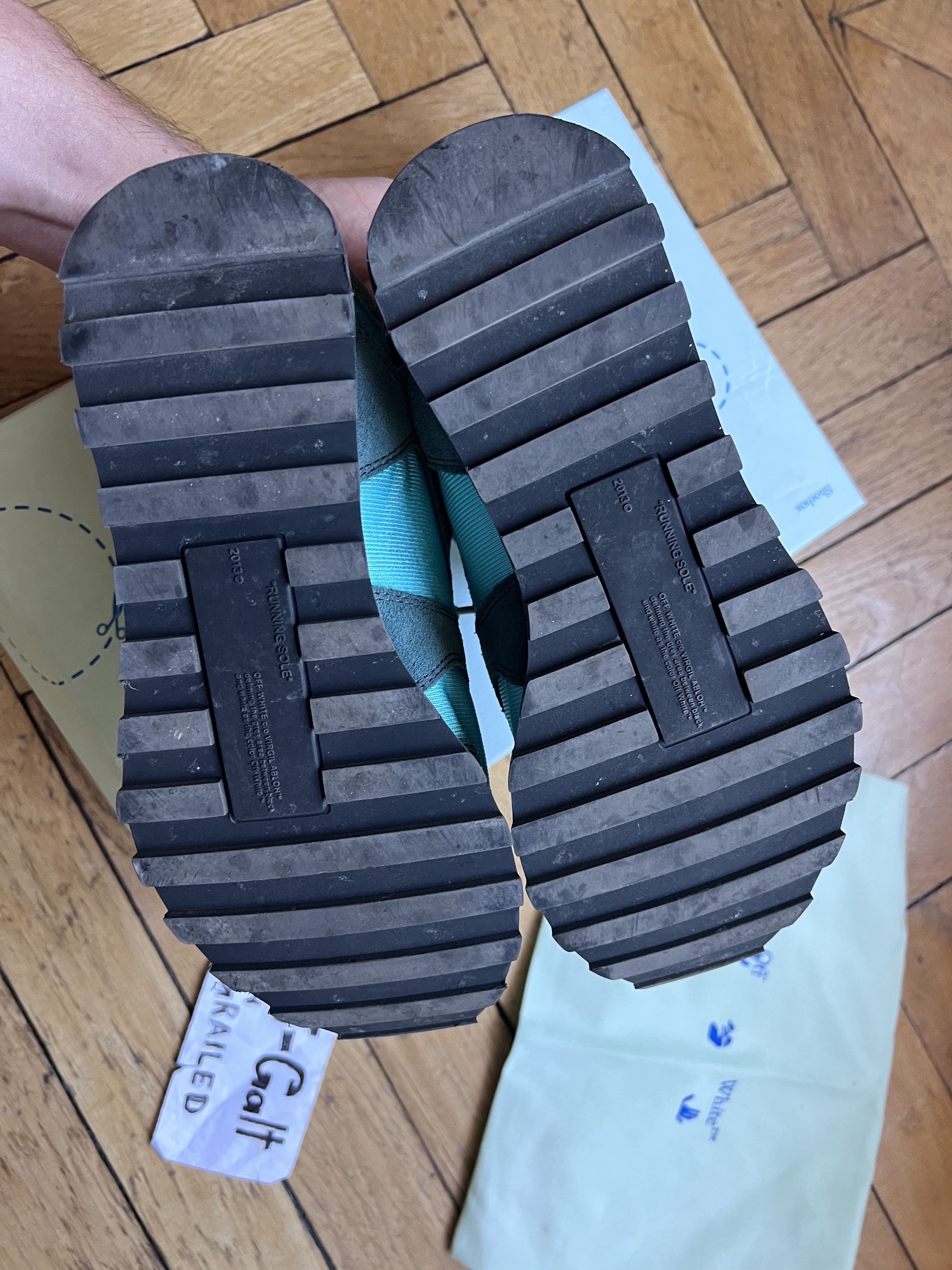 Off-White Off-White low runner / Virgil Era, Made in Italy | Sz37 Size US 7 / IT 37 - 8 Thumbnail