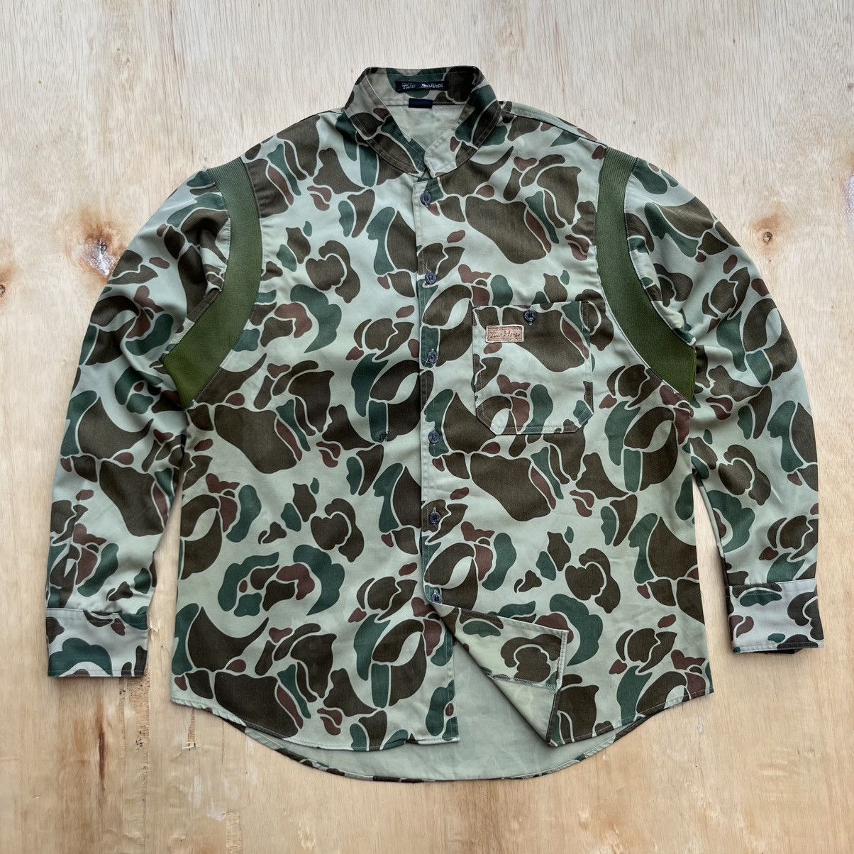 Japanese Brand TWO HORSE DUCK HUNTER CAMO UTILITY SHIRT LIKE FILSON Size US S / EU 44-46 / 1 - 1 Thumbnail
