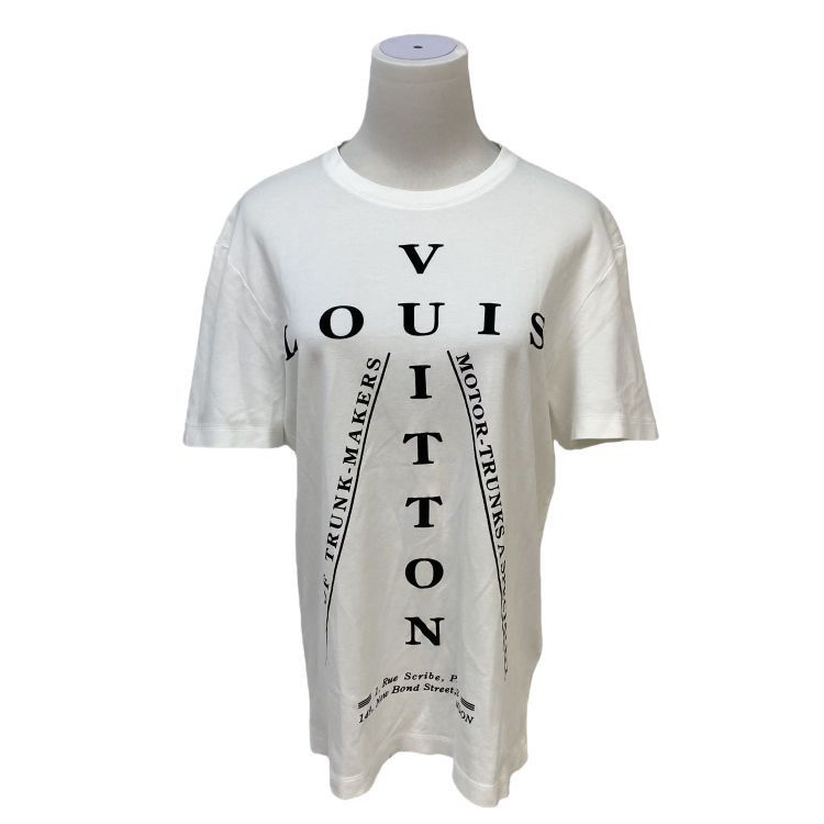 Louis Vuitton Louis Vuitton Graphic Print T-Shirt White Size M Size US M / EU 48-50 / 2 - 1 Thumbnail