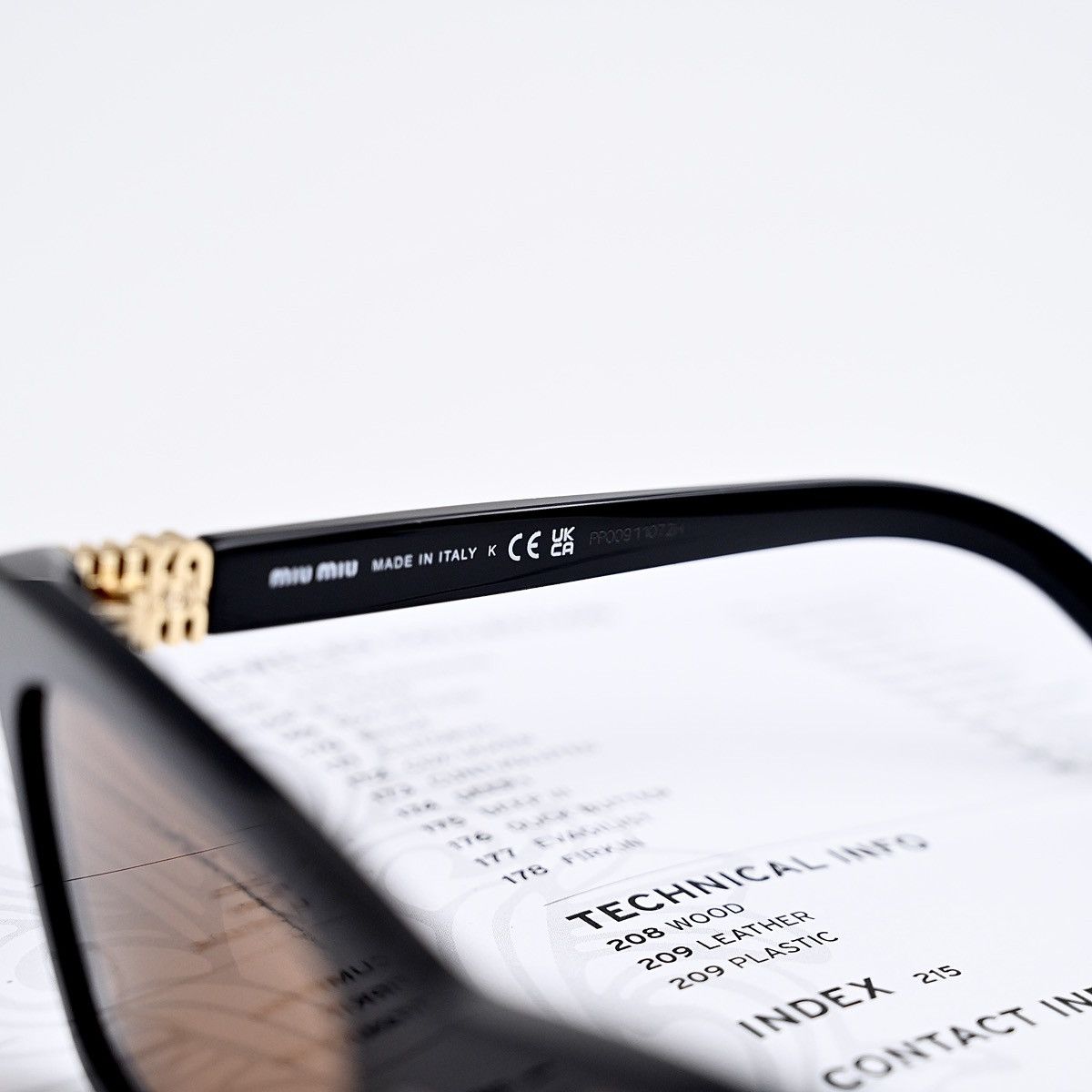 Miu Miu MIU MIU 0MU A05S SUNGLASSES Size ONE SIZE - 6 Thumbnail