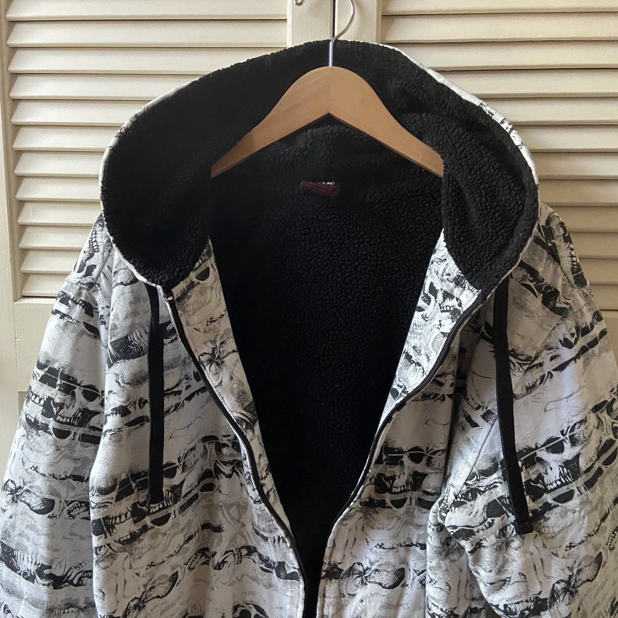 Vintage Vintage Y2K MMA Elite Skull AOP Full Zip Hoodie Sweatshirt Size US XL / EU 56 / 4 - 11 Thumbnail