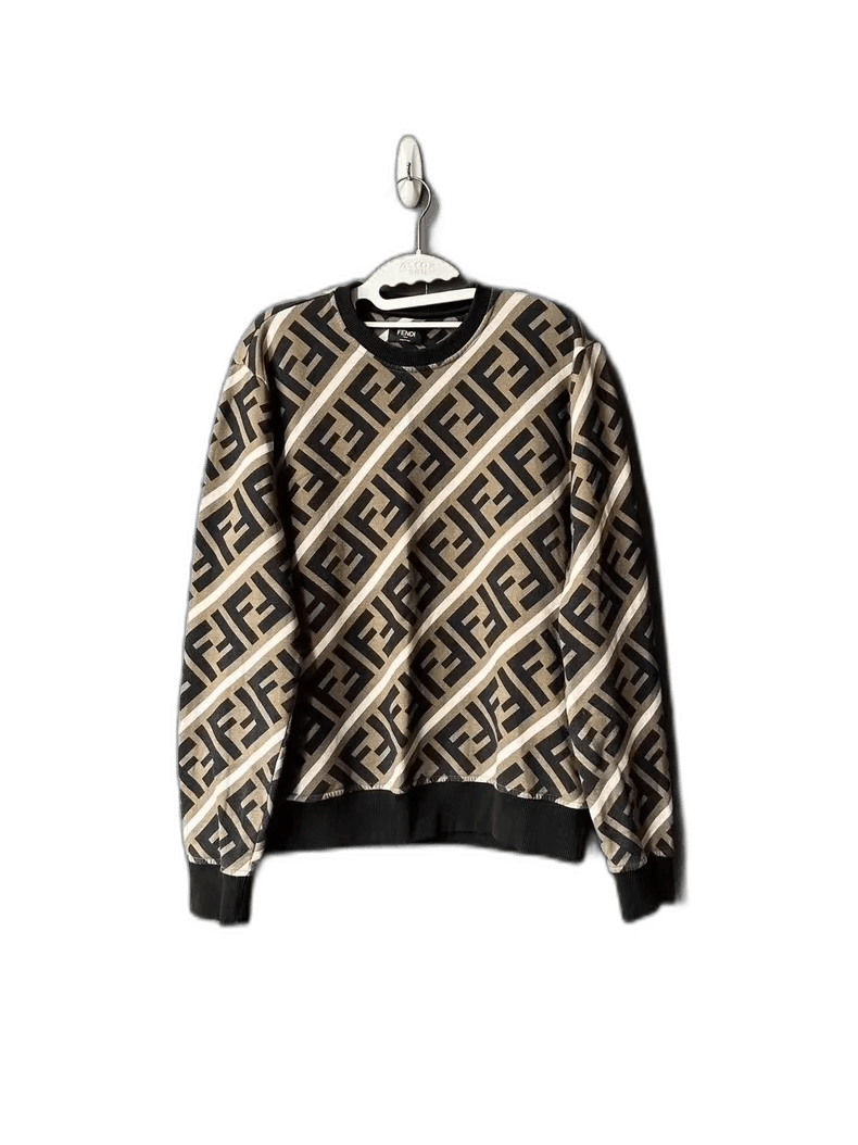 Fendi Fendi Striped Print Sweatshirt Size M Size M / US 6-8 / IT 42-44 - 1 Thumbnail