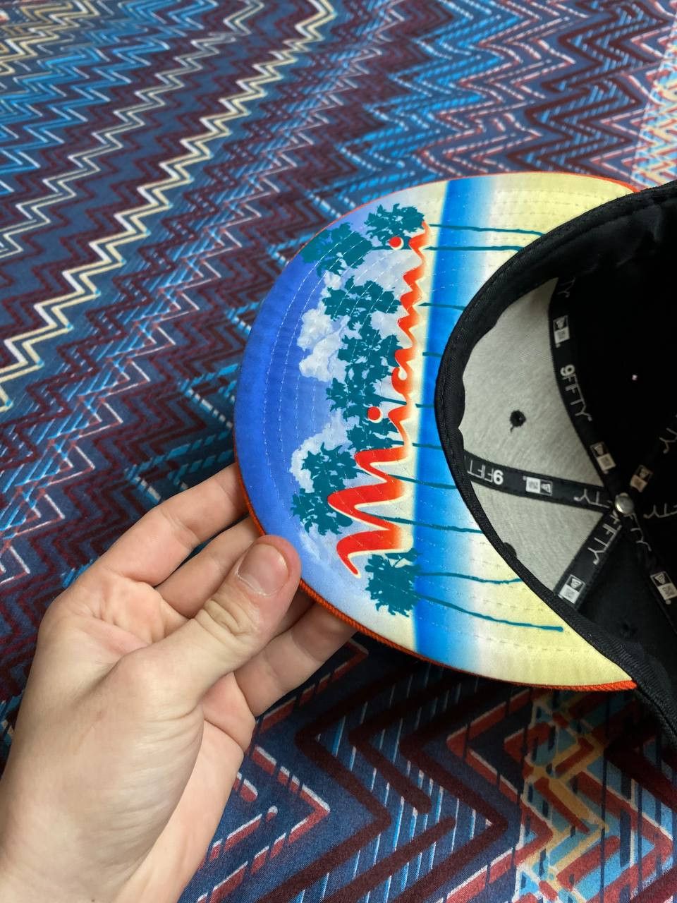 New Era × Vintage Miami Marlins Hatclub Exclusive New era Fitted cap 7 1/4 NEW Size ONE SIZE - 4 Thumbnail