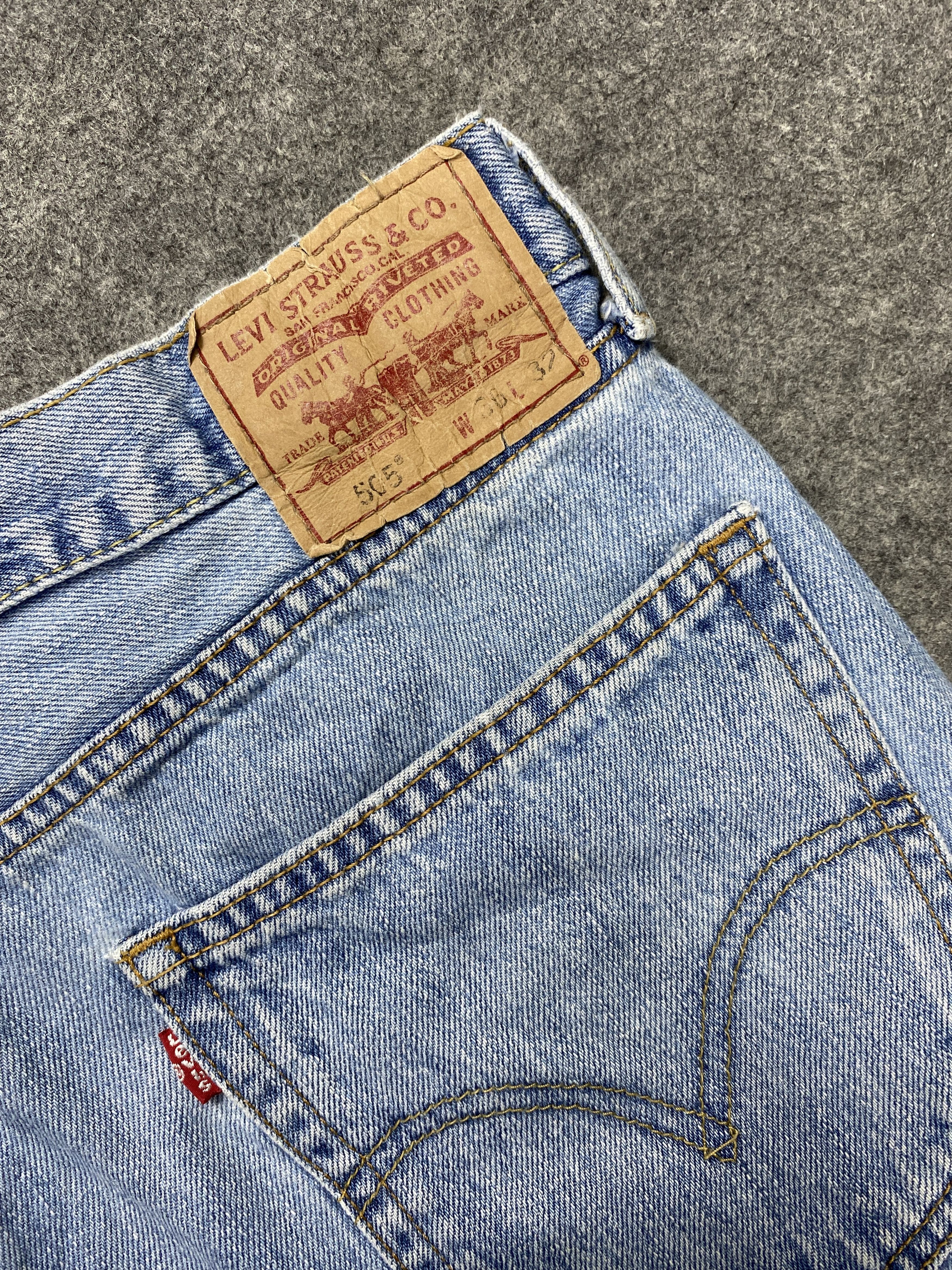 Levi's Sky Blue Vintage Levi's 505 Jeans 36x30.5 Denim -JN2386 Size US 36 / EU 52 - 10 Thumbnail