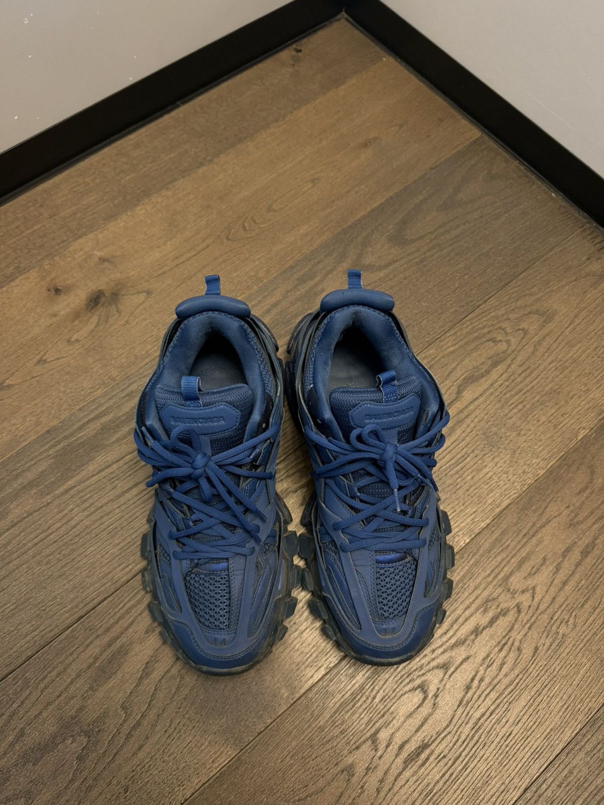Balenciaga Balenciaga Track Dark Blue Clear Sole Size US 11 / EU 44 - 2 Thumbnail