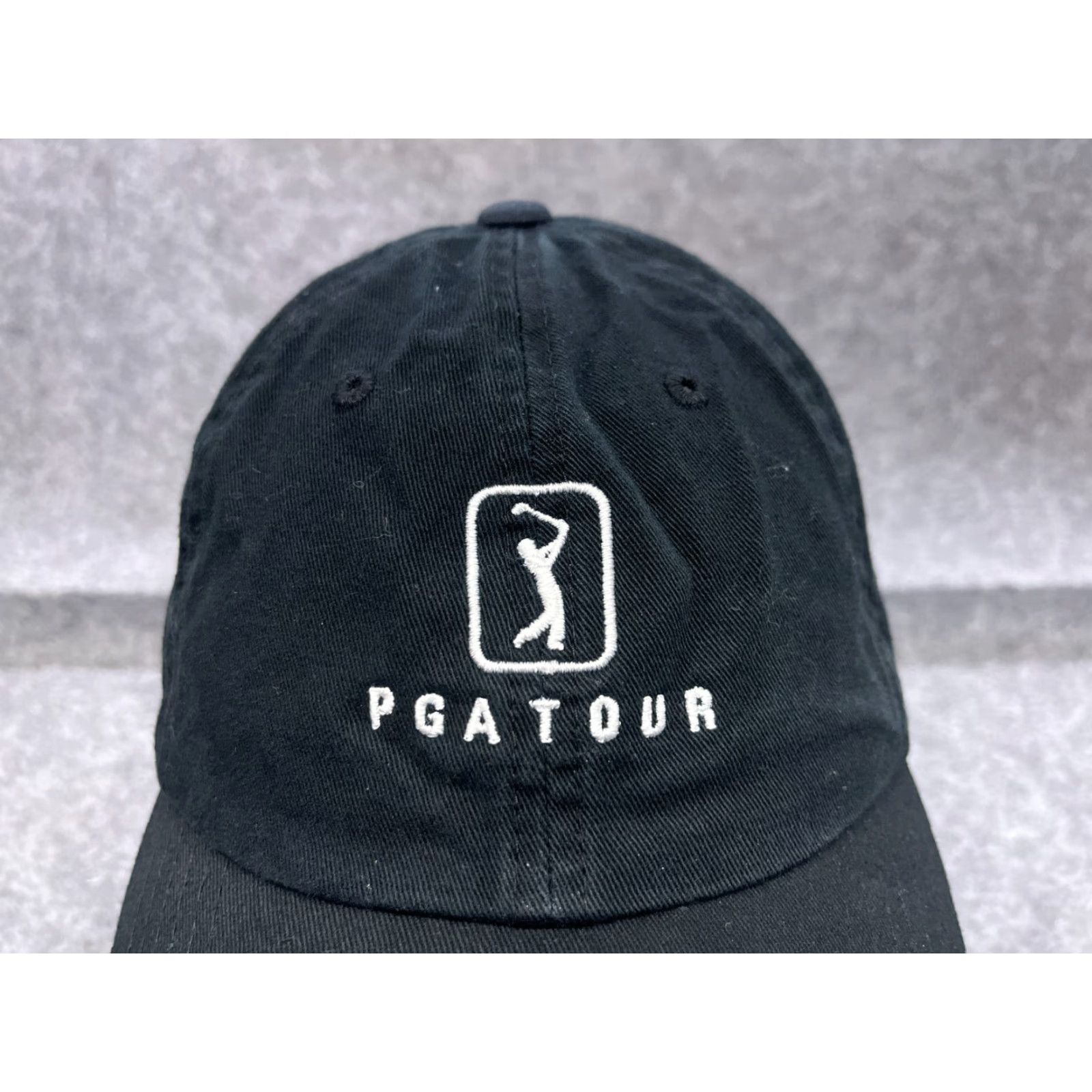 PGA Tour PGA Tour Hat Cap Strap Back Adult One Size Black Cotton Golf Golfer Hat/Cap - PGA - Golf Hat - Adjustable - Men - Black - One Size - Golf Size ONE SIZE - 2 Thumbnail