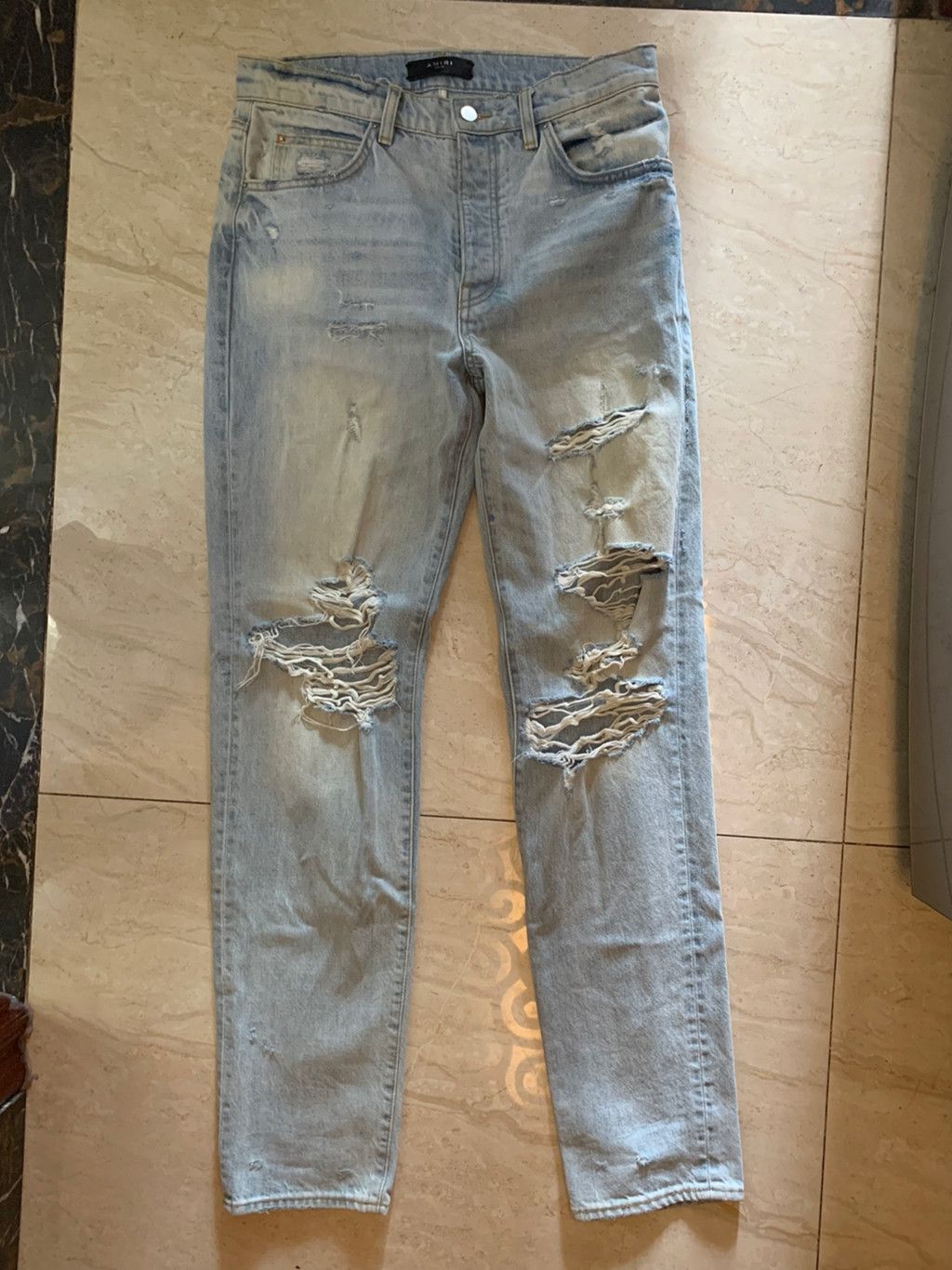 Amiri Amiri Destruction Jeans Size US 30 / EU 46 - 1 Thumbnail