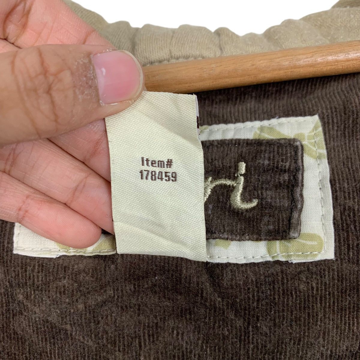 Other NORI Double Layer Hoodie Corduroy Jacket #2411-C108 Size XL / US 12-14 / IT 48-50 - 17 Thumbnail