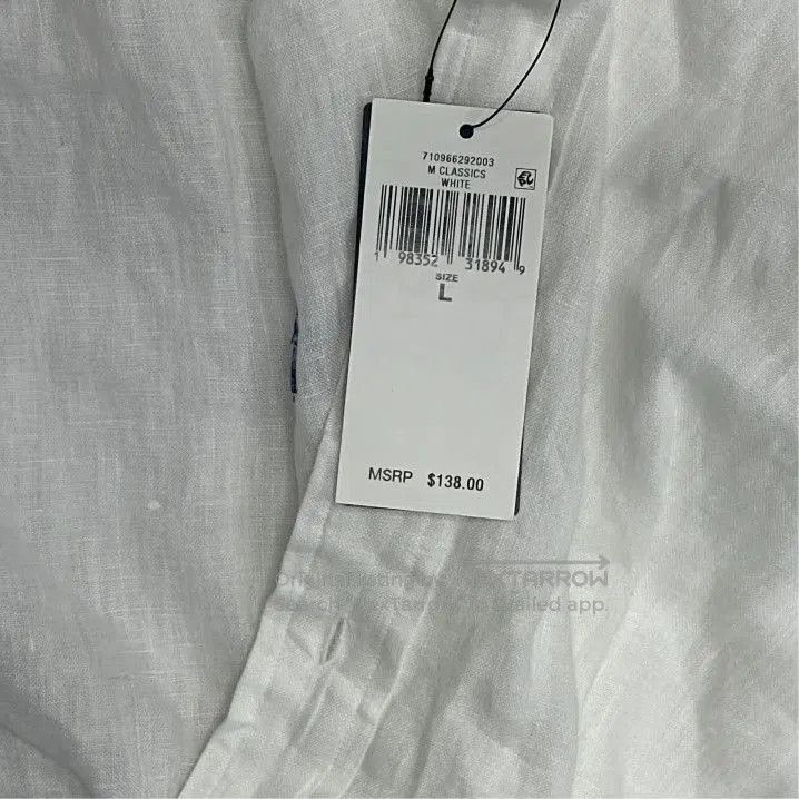 Polo Ralph Lauren Polo Ralph Lauren Logo Embroidery Linen Shirt. Size US L / EU 52-54 / 3 - 3 Thumbnail