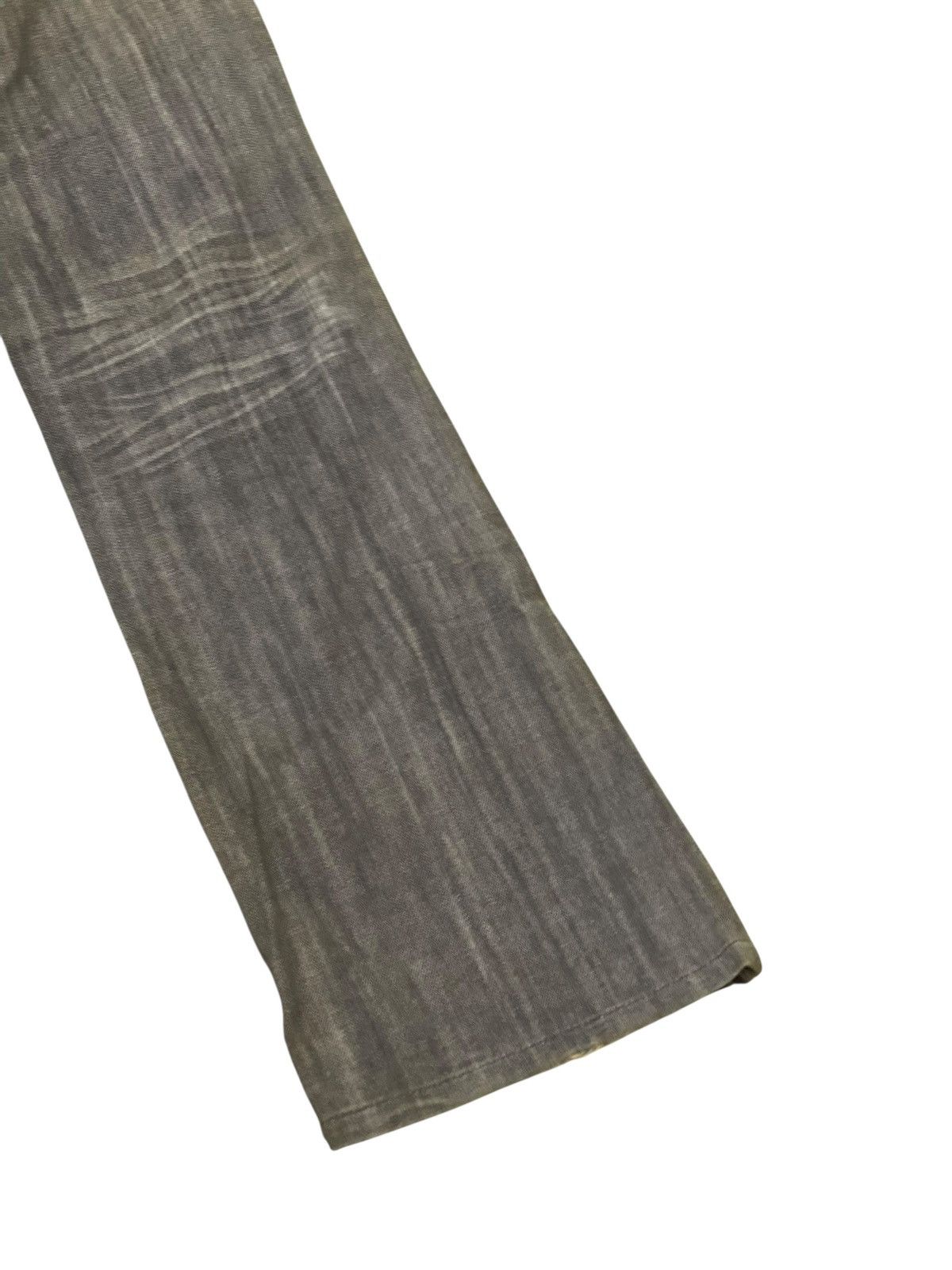 Japanese Brand Flare Jeans Edge Rupert Patchwork Distress Boot Cut 1🟦7 Size US 32 / EU 48 - 15 Thumbnail