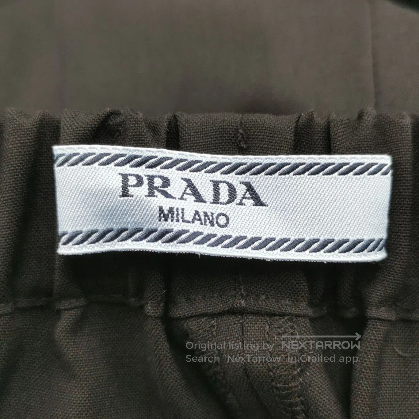Prada Prada Black Wool Cargo Pants Size 4. Size 39" - 4 Thumbnail