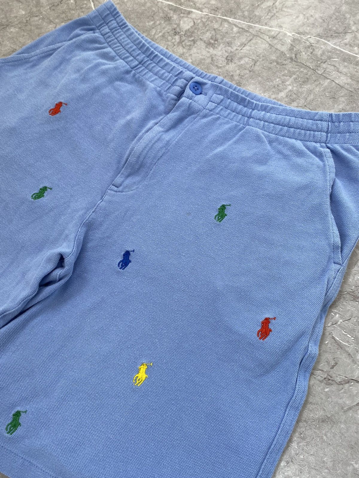 Polo Ralph Lauren Rare Polo Ralph Lauren Shorts All Over Print Multi Pony Y2K Size US 30 / EU 46 - 4 Thumbnail