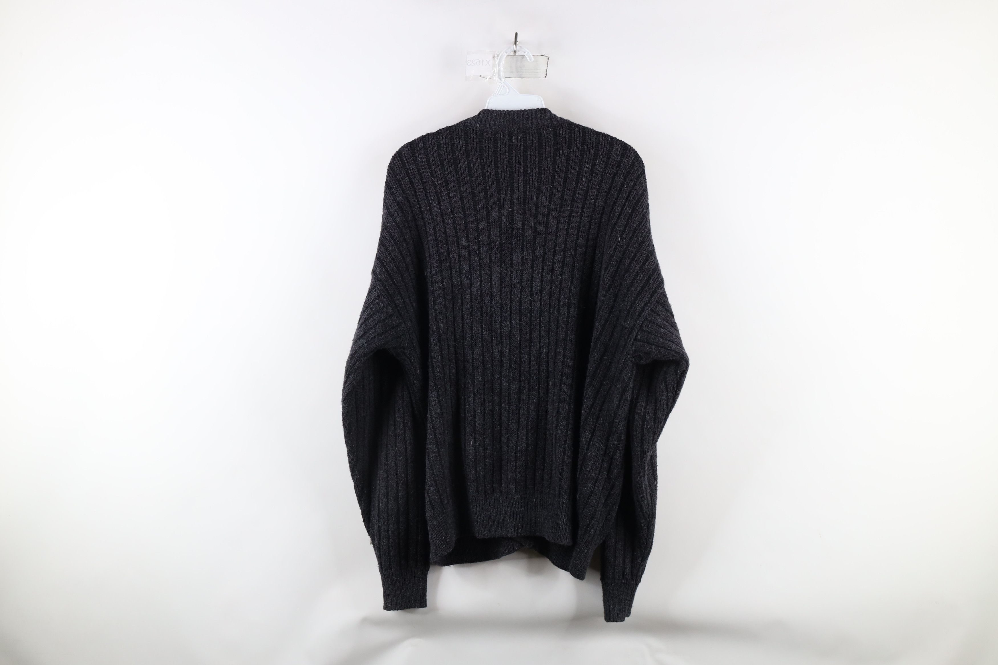 Vintage Vintage 90s Streetwear Chunky Ribbed Knit Cardigan Sweater Size US M / EU 48-50 / 2 - 6 Thumbnail