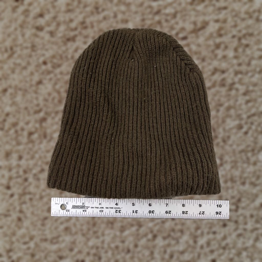 Vintage VINTAGE Beanie Toque Adult One Size Brown Double Knit 100% Acrylic Winter Snow Ski Size ONE SIZE - 1 Thumbnail