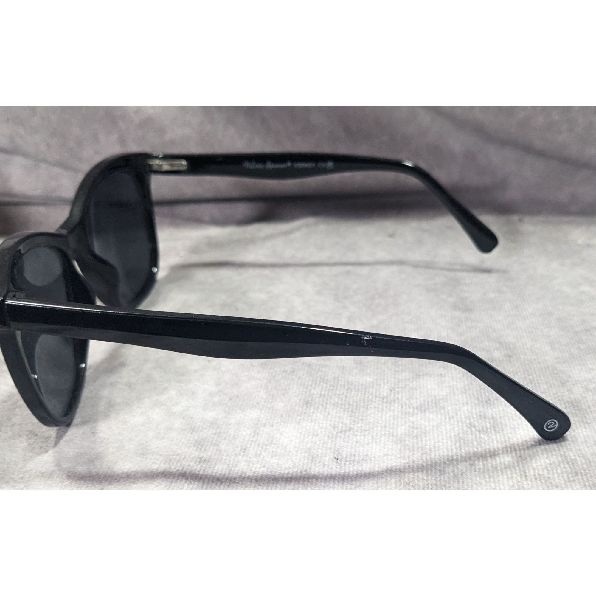 Other Valerie Spencer Shiny Black VS9451 Sunglasses Size ONE SIZE - 5 Thumbnail