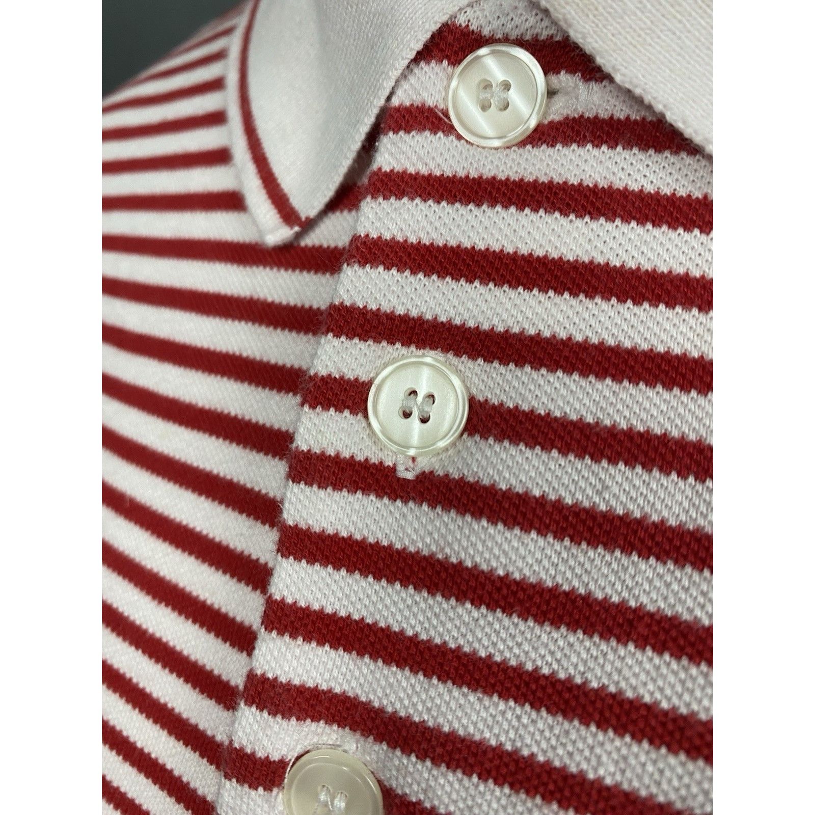 Prada Prada Luna Rossa Women's White Red Striped Polo T-Shirt Size Size XL / US 12-14 / IT 48-50 - 10 Thumbnail