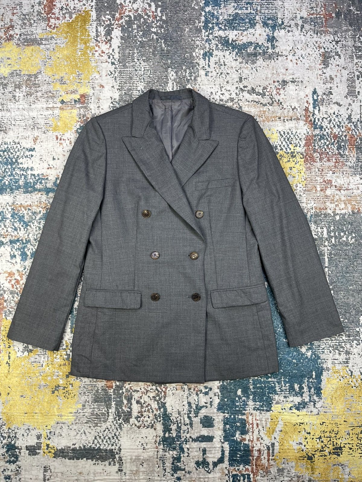 Burberry Burberry London Double Breasted Twill Blazer Jackets Size S / US 4 / IT 40 - 1 Thumbnail