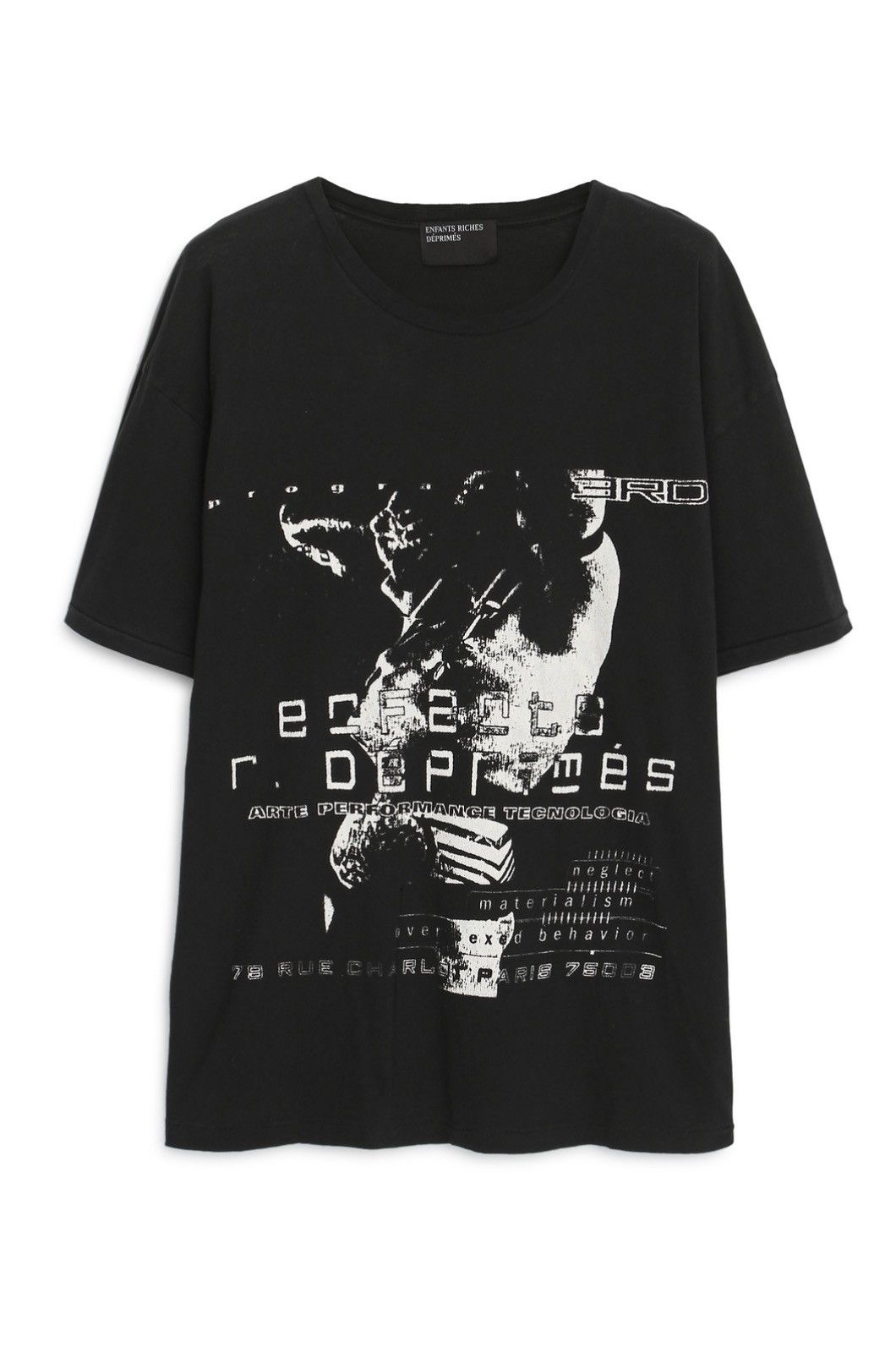 image of Enfants Riches Deprimes Black T-Shirt, Men's (Size XS)