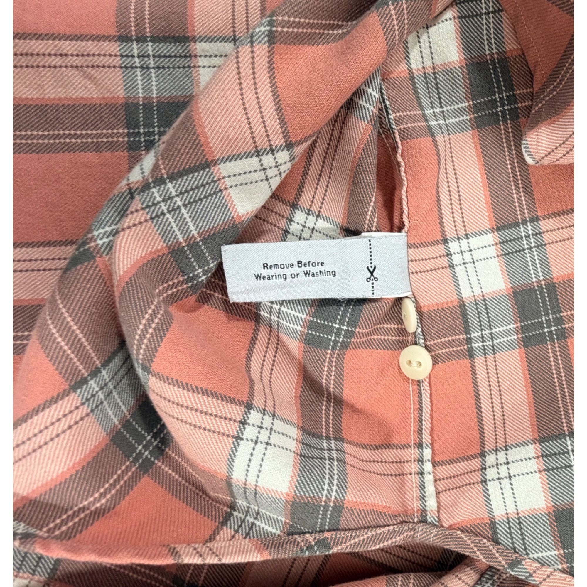 J.Crew J.Crew Pink Plaid Flannel Button-Up Shirt Medium 100% Cotton Size US M / EU 48-50 / 2 - 7 Thumbnail