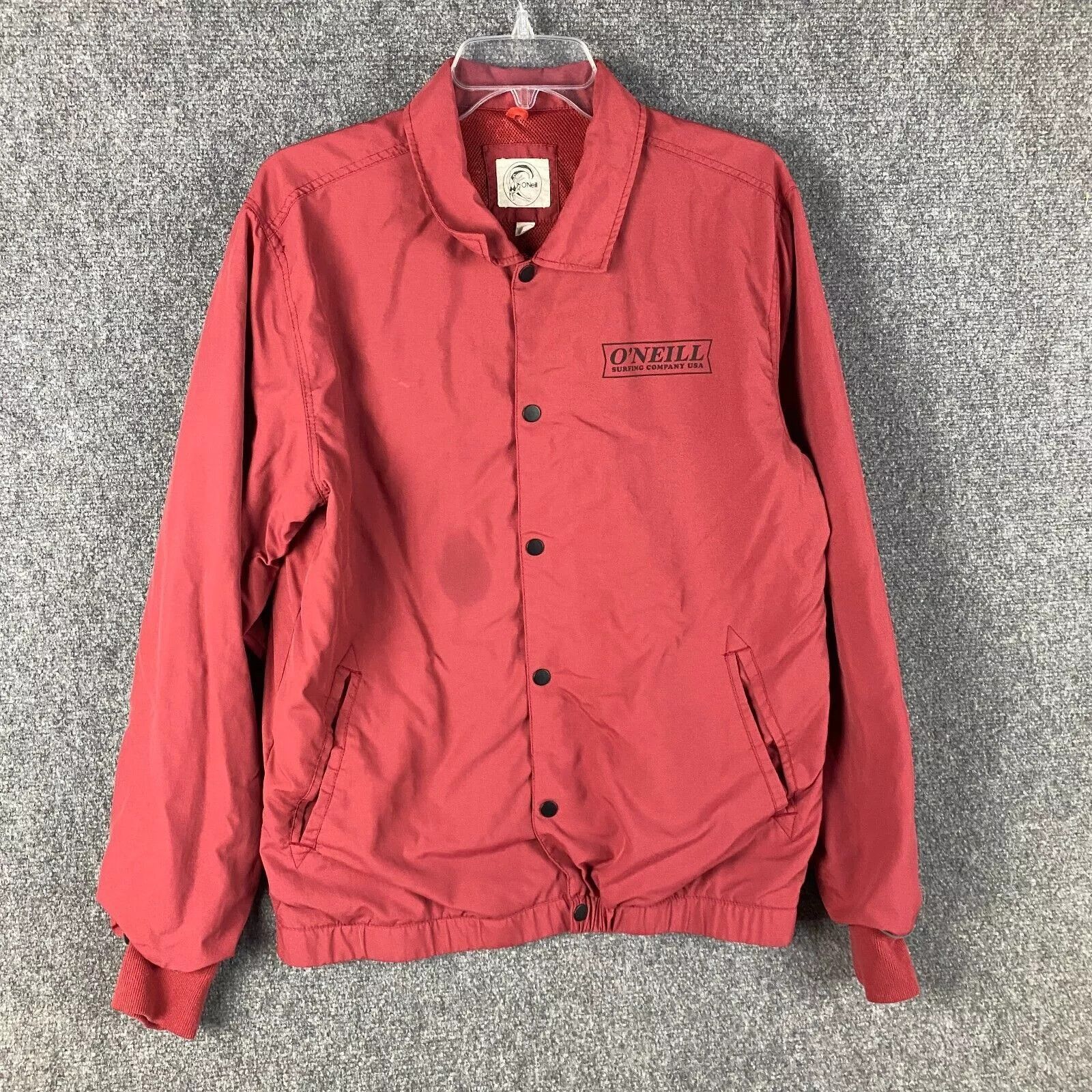 O'Neill O'Neill Windbreaker Jacket Men's Large Snap 100% Nylon L Size US L / EU 52-54 / 3 - 1 Thumbnail