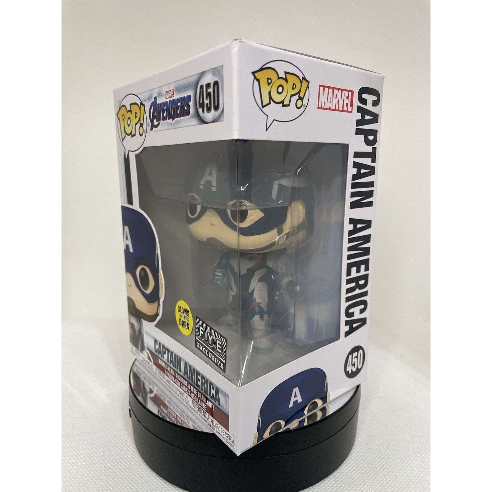 Other Funko Pop Captain America Glows in the Dark - FYE Exc 450 Size ONE SIZE - 2 Thumbnail