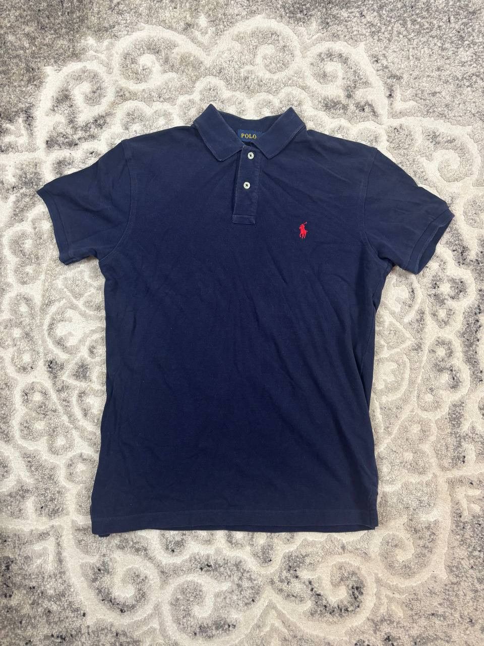 Polo Ralph Lauren Men's Polo Ralph Lauren Custom Fit polo shirt, navy blue, M Size US M / EU 48-50 / 2 - 10 Thumbnail