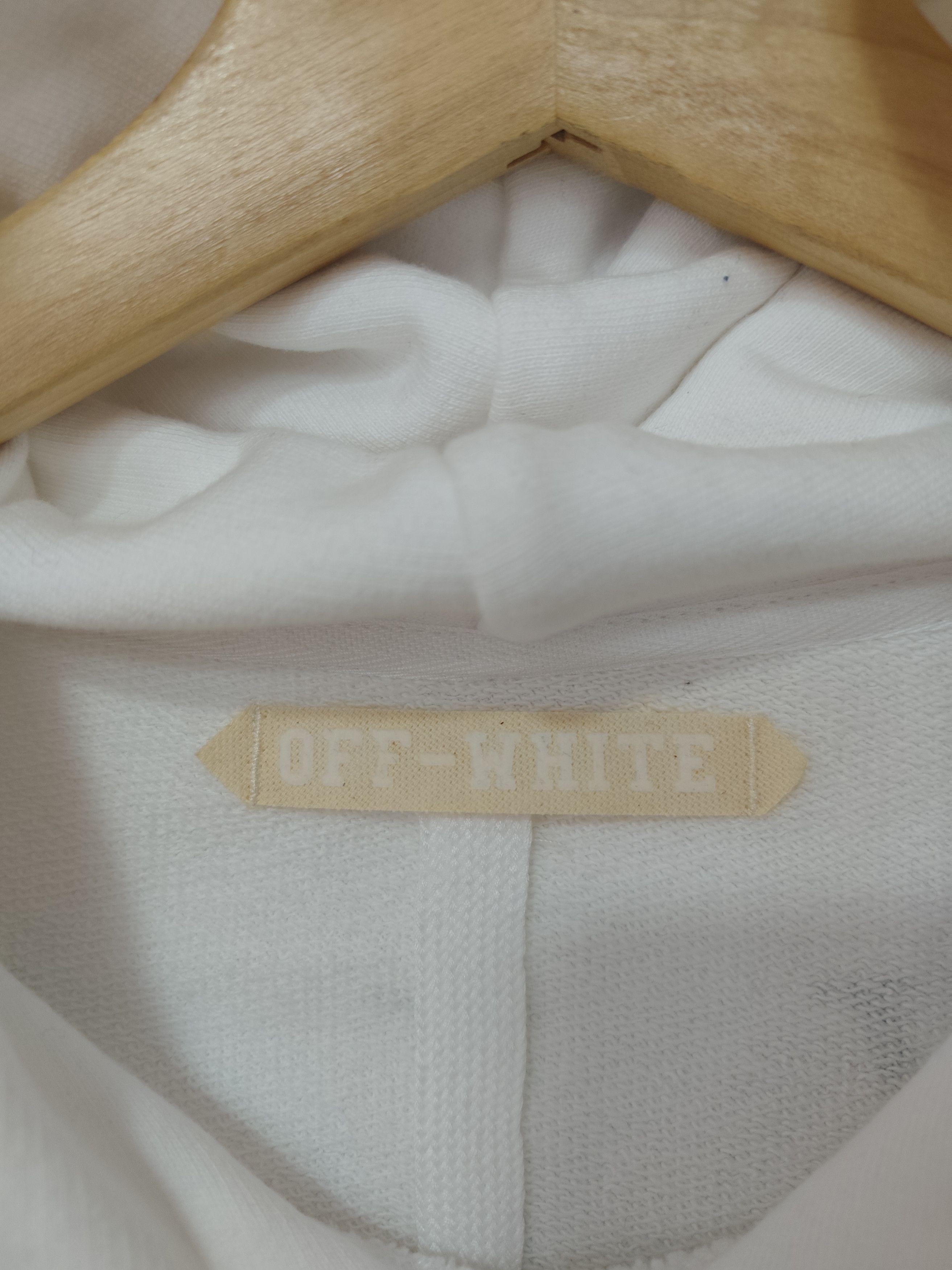 Off-White Off-White "Blue Collar Hoodie" Size US S / EU 44-46 / 1 - 4 Thumbnail