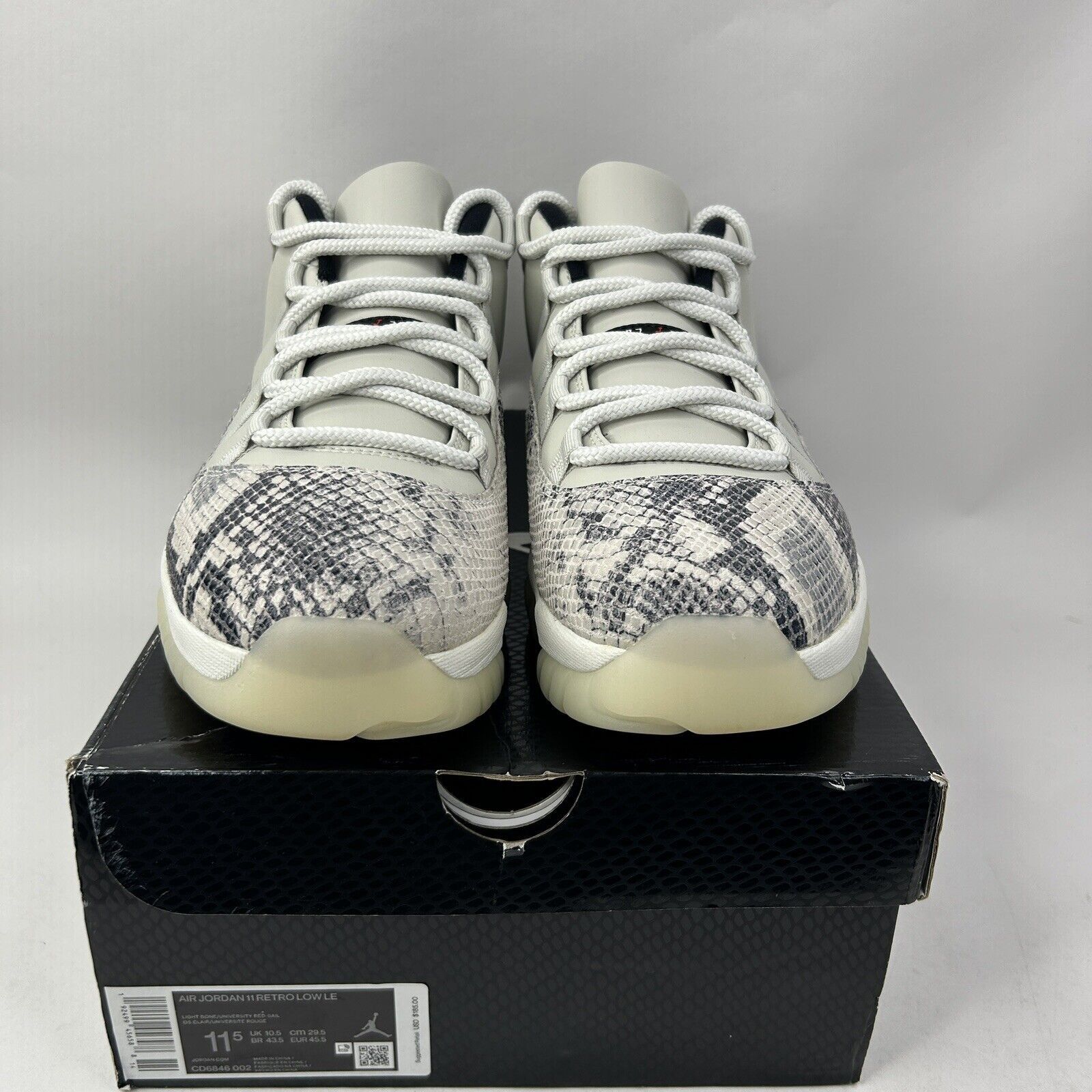 Nike Air Jordan 11 Low Retro “Light Bone Snakeskin” 2024