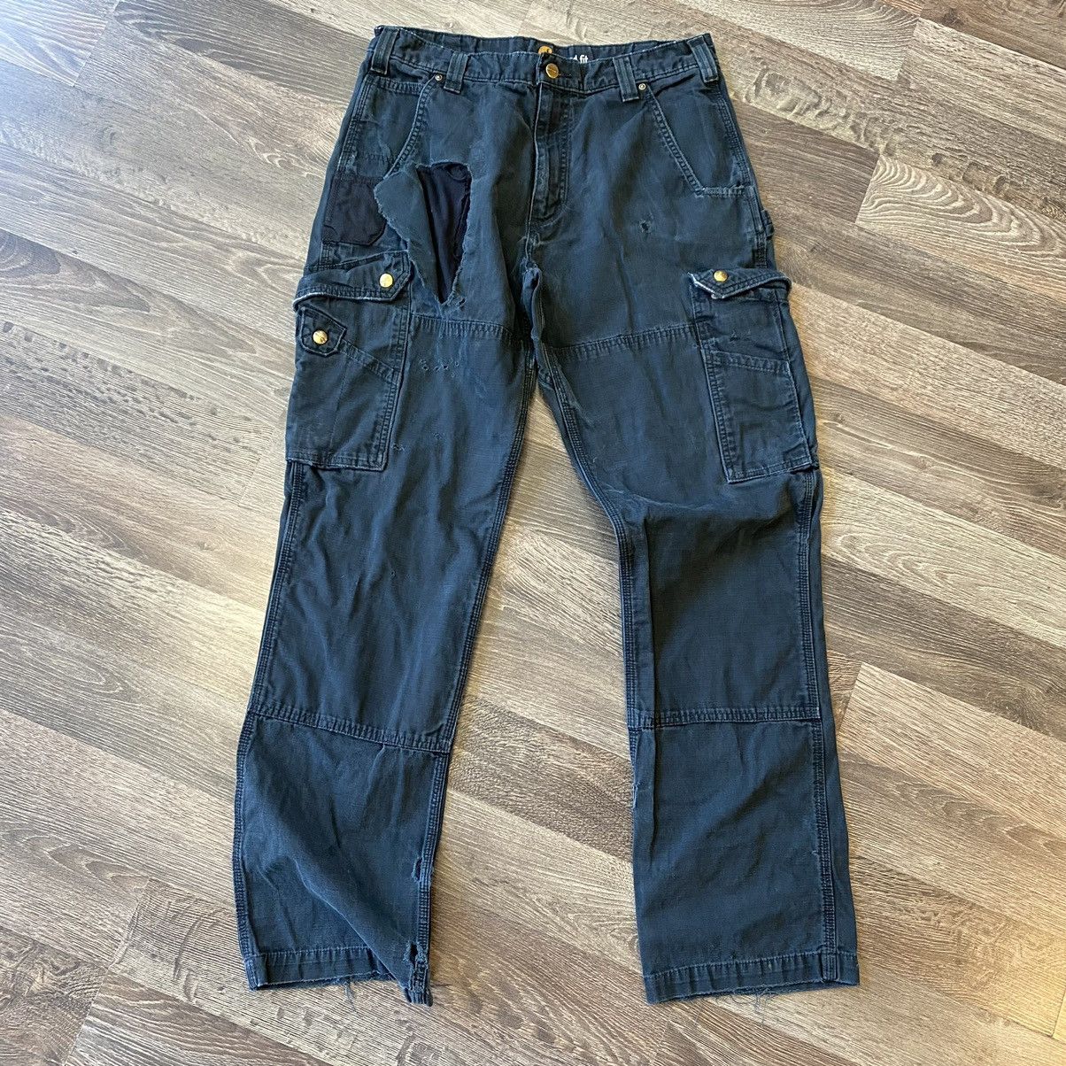 Carhartt × Vintage Carhartt cargo carpenter workwear pants Size US 33 - 1 Thumbnail