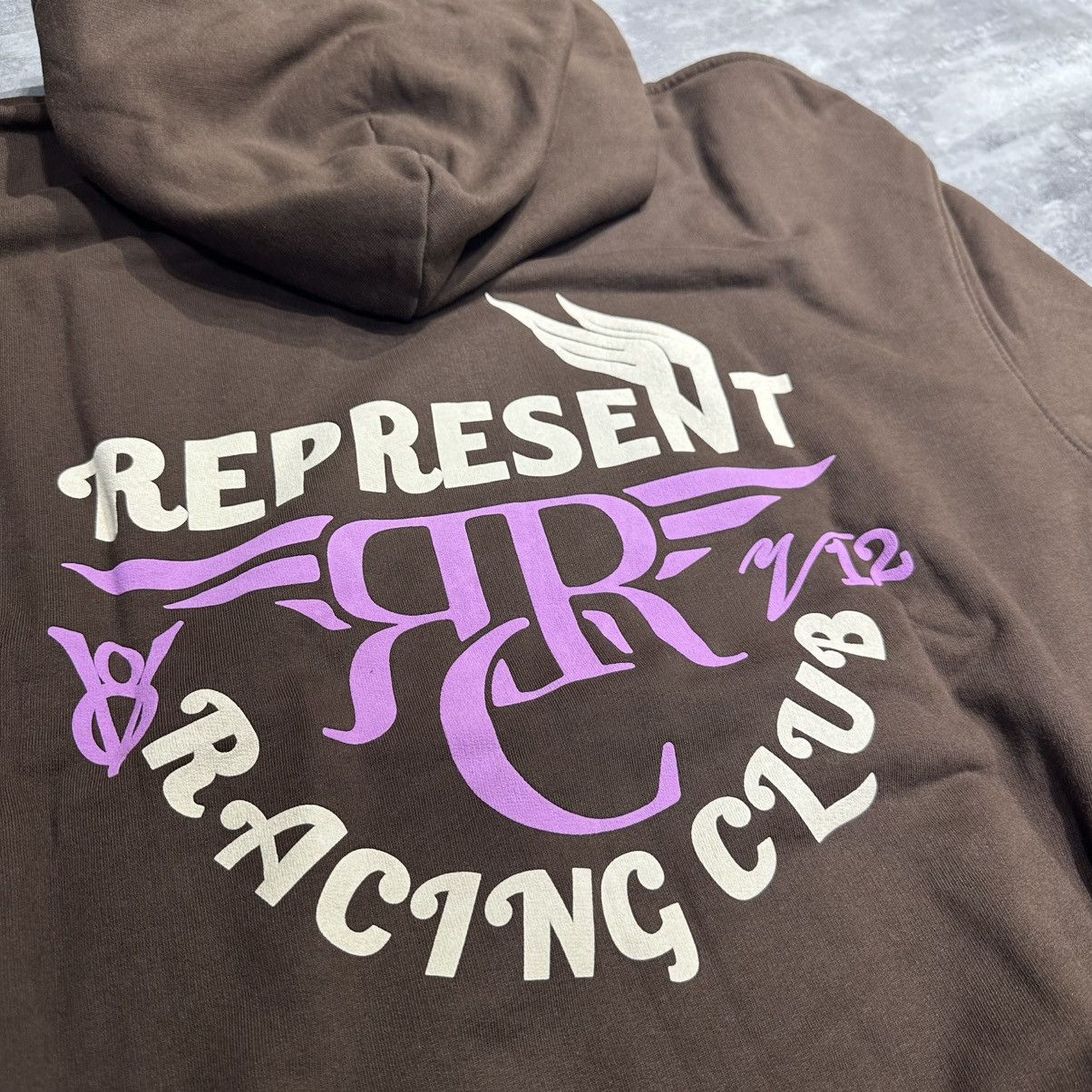 Represent Clo. Represent Racing Club Hoodie - Vintage Brown Size US XXL / EU 58 / 5 - 4 Thumbnail