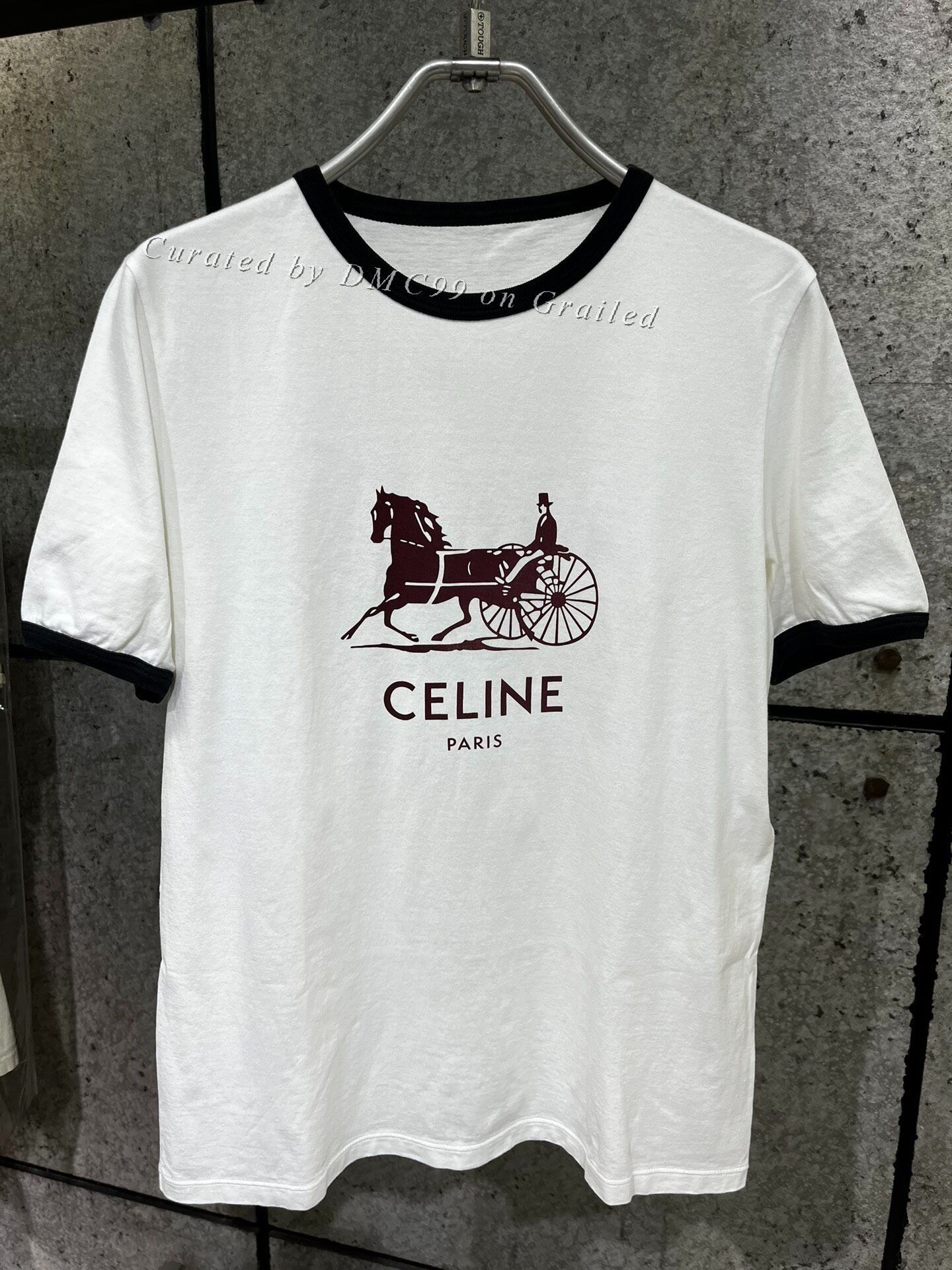 Celine Celine Vintage Carriage Short Sleeve Size M / US 6-8 / IT 42-44 - 1 Thumbnail