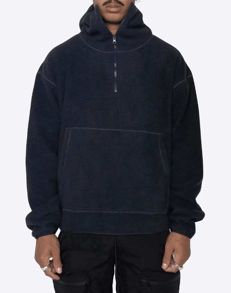 Japanese Brand × Vintage Unisex Ninja Fleece Y2k Hoodie Winter Streetwear Warm Zipper Size US L / EU 52-54 / 3 - 2 Thumbnail