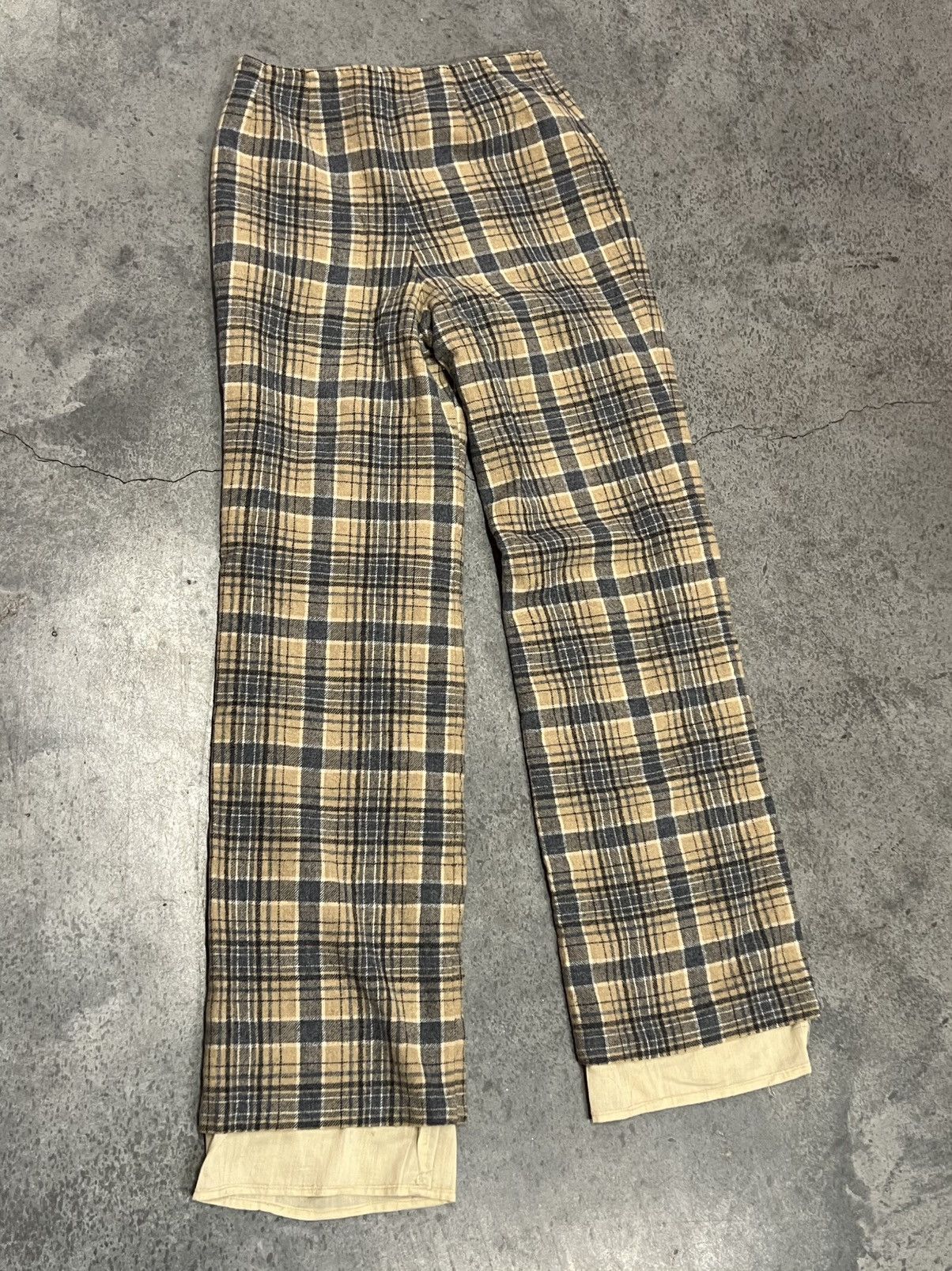 Pendleton 70's 80's VTG Vintage Pendleton Plaid Flannel Retro Pants Size 28" / US 6 / IT 42 - 2 Thumbnail