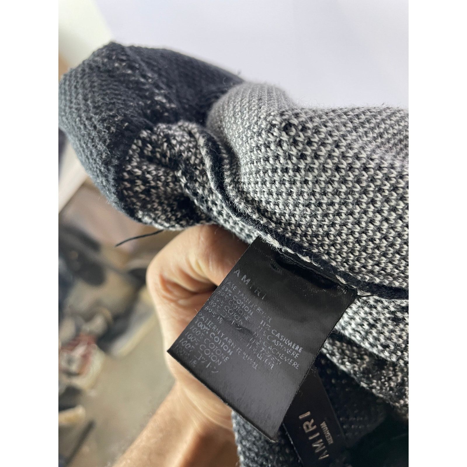 Amiri Amiri Knit Paisley Sweats Black Used Small Size US 30 / EU 46 - 8 Thumbnail