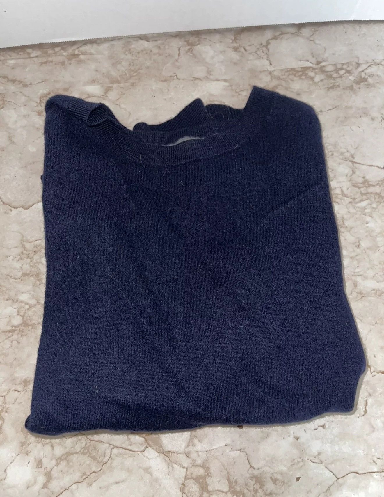 Banana Republic × Brooks Brothers × J.Crew Banana Republic Navy Blue Italian Merino Wool Sweater Large Size US L / EU 52-54 / 3 - 2 Thumbnail