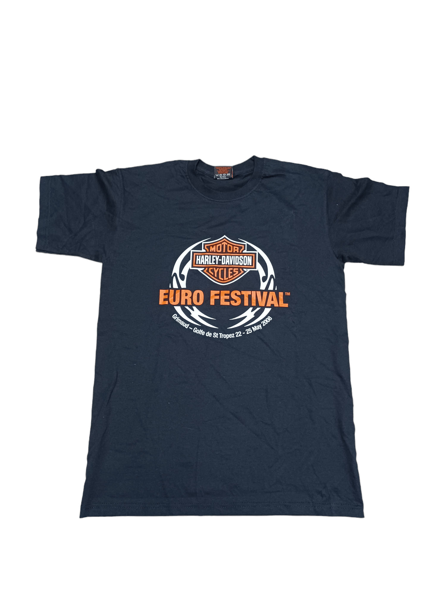 Harley Davidson HARLEY DAVIDSON EURO FESTIVAL 2008 VINTAGE BIKE TEE Size US S / EU 44-46 / 1 - 1 Thumbnail