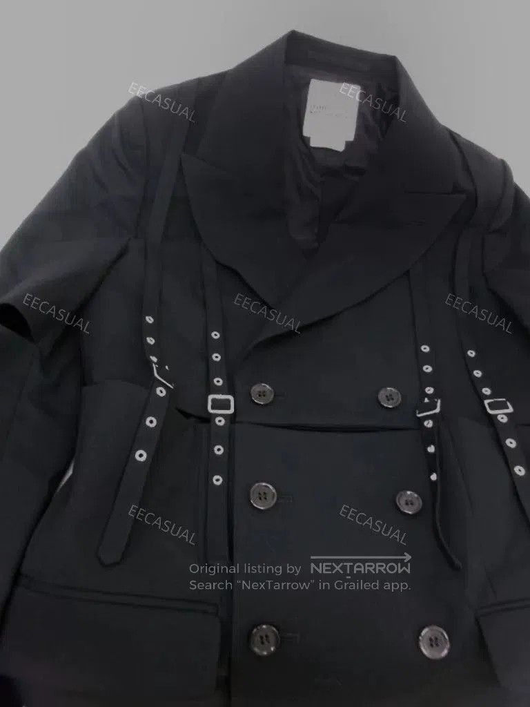Comme des Garcons Noir Kei Ninomiya Wool Coat 2025. Size M / US 6-8 / IT 42-44 - 6 Thumbnail