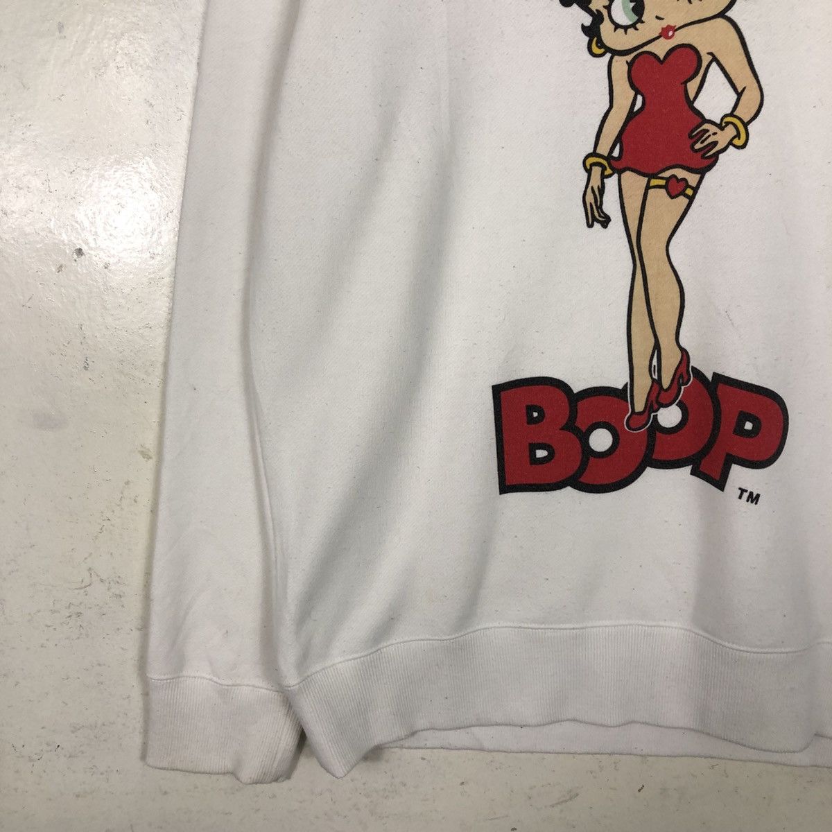 Japanese Brand 📌Vintage Sweatshirt Betty Boop Big Logo Cartoon Size US M / EU 48-50 / 2 - 6 Thumbnail