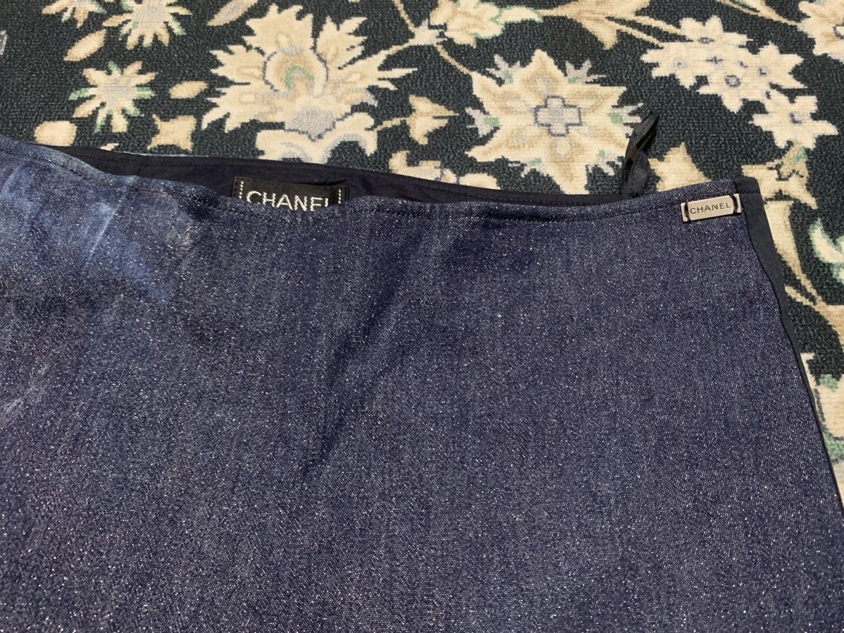Chanel CHANEL DENIM SPARKIY BLUE Size 29" - 8 Thumbnail