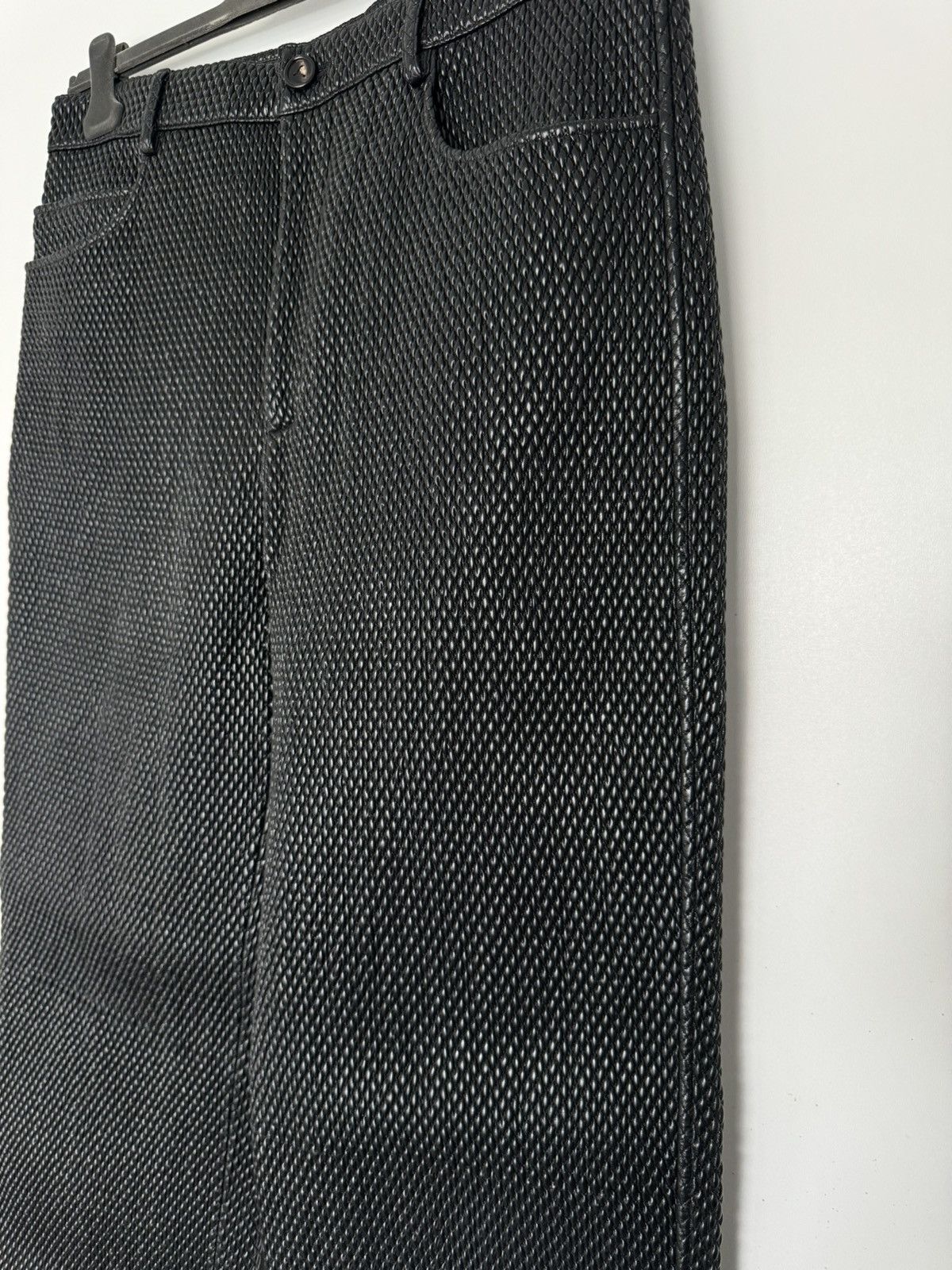 Bottega Veneta Bottega Veneta Intrecciato Leather Pants Size US 36 / EU 52 - 3 Thumbnail