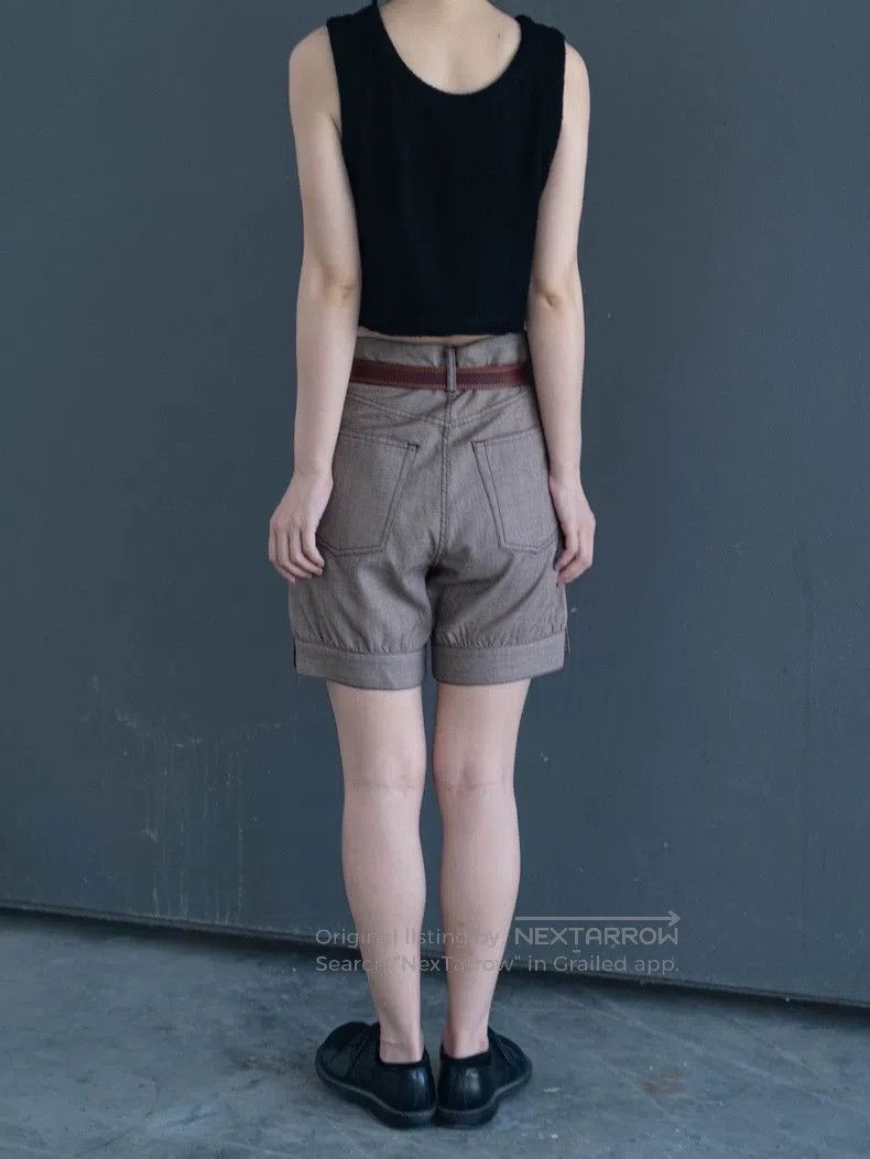 Junya Watanabe Junya Watanabe size S Brown welted shorts Size 23" - 7 Thumbnail