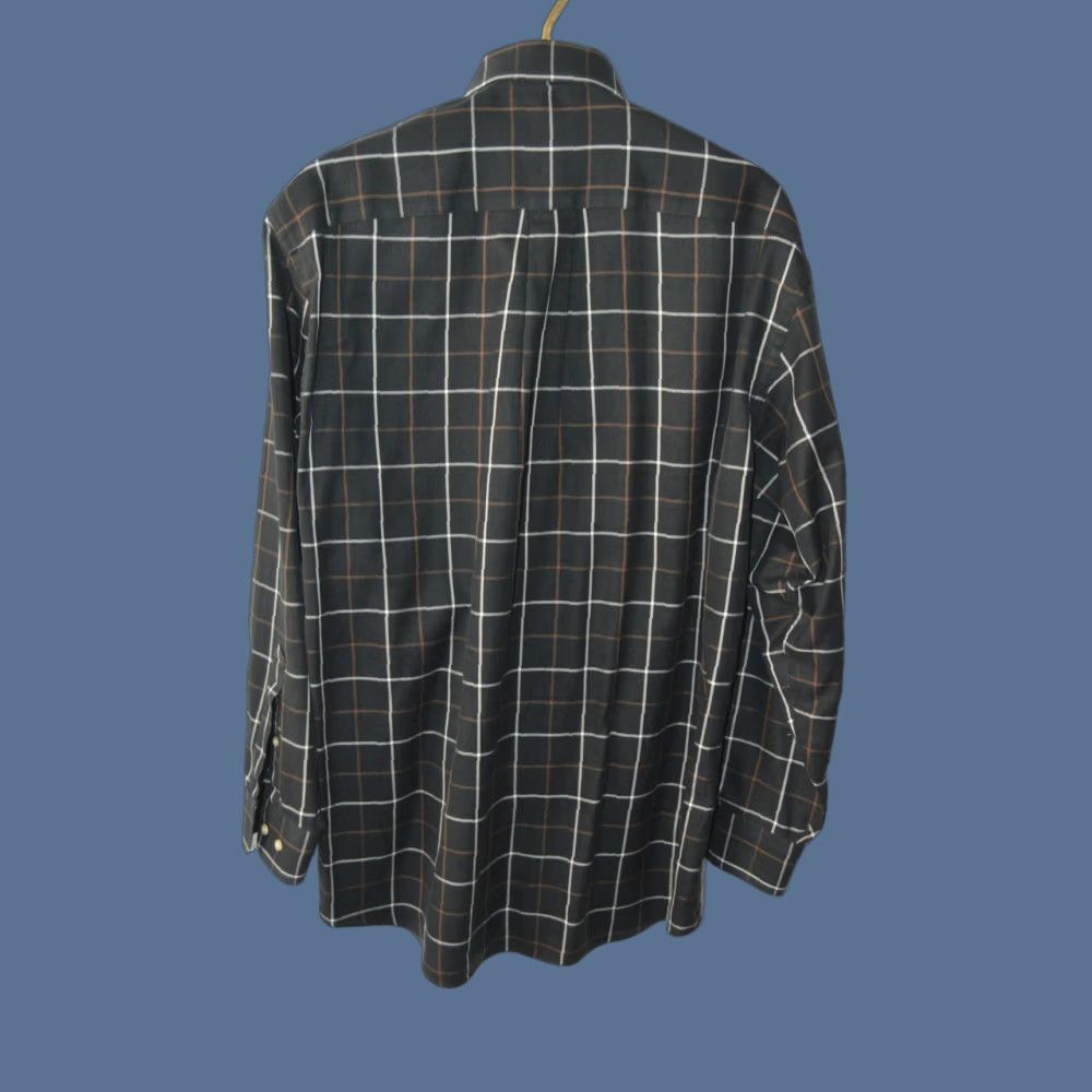 Jos. A. Bank Jos. A. Bank Men's Button-Down Shirt Regular Cotton Plaid Cotton Button-Up Travel Casual Business M Black White Mens 90s? Wait not allowed. Size US M / EU 48-50 / 2 - 1 Thumbnail