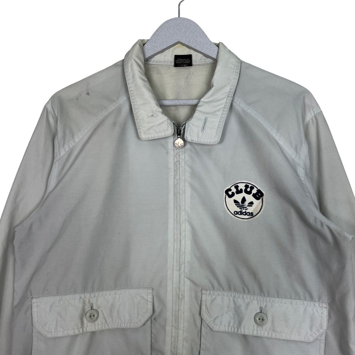 Adidas × Vintage 🔥 80s ADIDAS CLUB LIGHT NYLON JACKET MADE IN JAPAN Size US M / EU 48-50 / 2 - 3 Thumbnail
