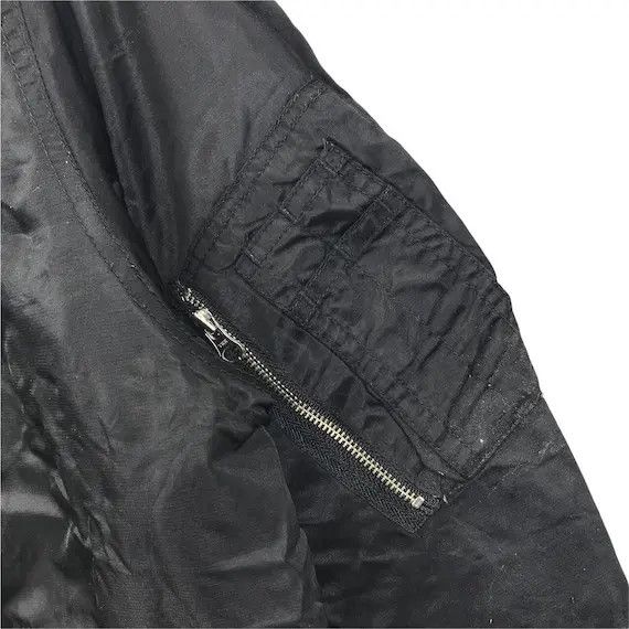 Other Vtg MA-1 BOMBER MILITARY Army Black Windbreaker Jacket Size US M / EU 48-50 / 2 - 5 Thumbnail
