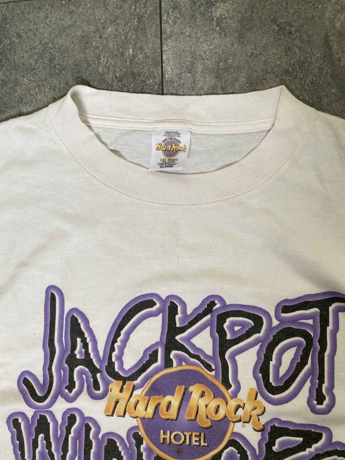 Hard Rock Cafe Vtg Hard rock Hotel Jackpot Winner Las Vegas Size US XL / EU 56 / 4 - 3 Thumbnail