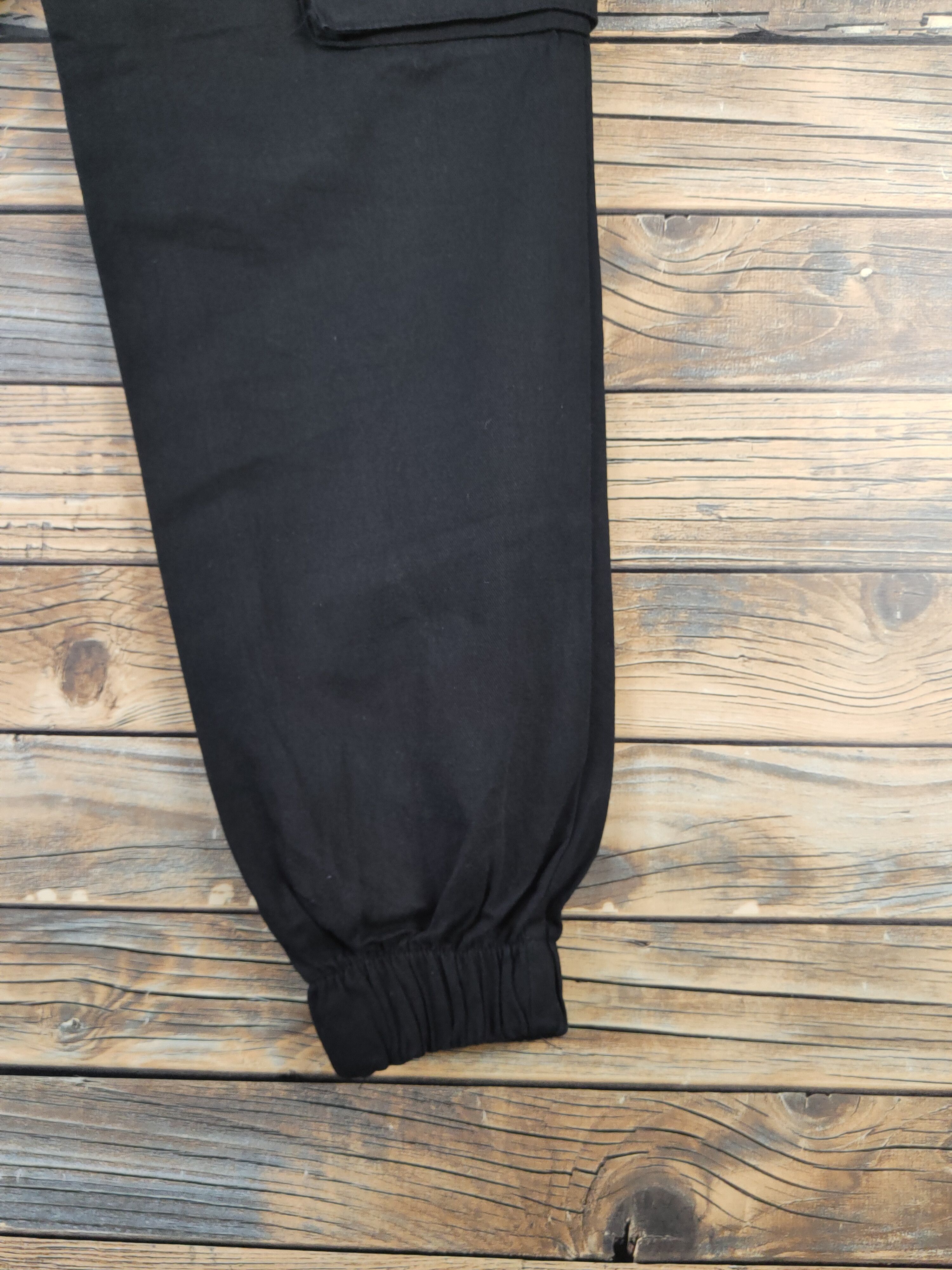Japanese Brand DL Takeasy Black Multipocket Joggers #1359 Size US 28 / EU 44 - 11 Thumbnail