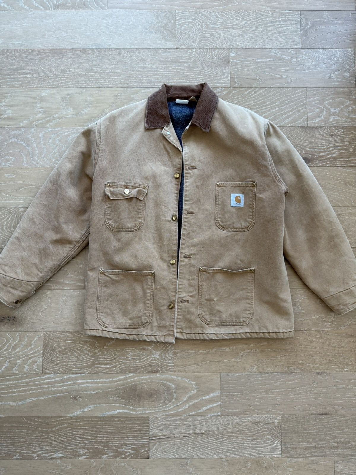 Carhartt Carhartt Blanket Lined Chore Jacket Size US XL / EU 56 / 4 - 2 Thumbnail