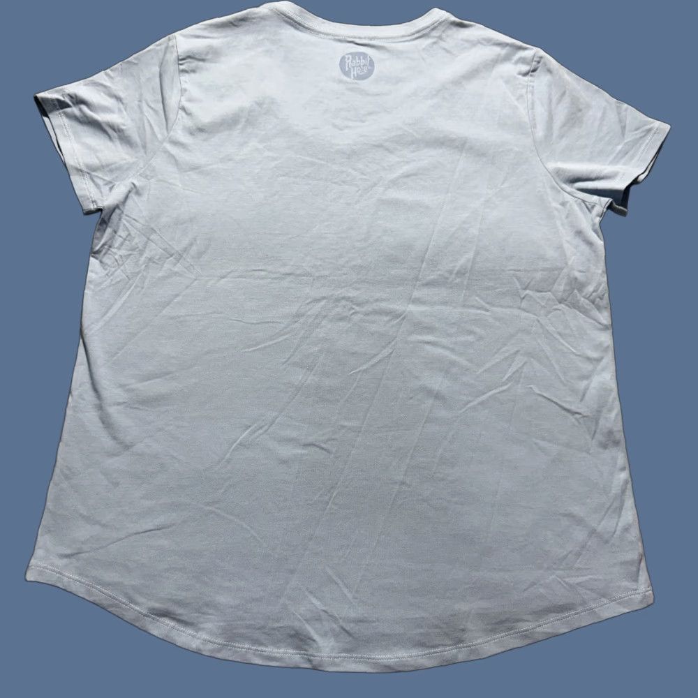Vintage Rabbit Hole Distillery T-Shirt Blue Womens XL Scoop Neck Short Sleeve NWT Mod Rabbit Scoop Neck T-Shirt Blue Womens XL NWT Size XL / US 12-14 / IT 48-50 - 1 Thumbnail
