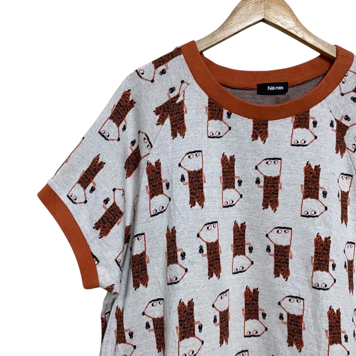 Ne-Net MOGU TAKAHASHI X NE-NET Sweatshirt Cropped Oversized Size M / US 6-8 / IT 42-44 - 3 Thumbnail