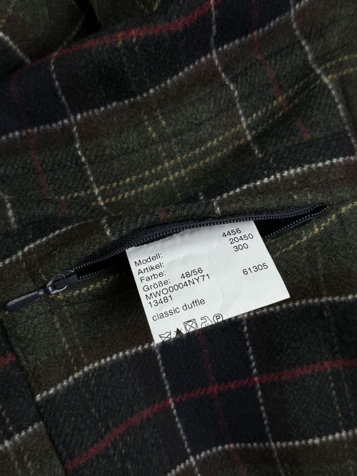 Barbour Vintage wool duffle coat Barbour original luxury item Size US XL / EU 56 / 4 - 5 Thumbnail